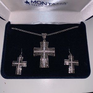 Montana Silversmiths Earrings & Necklace set